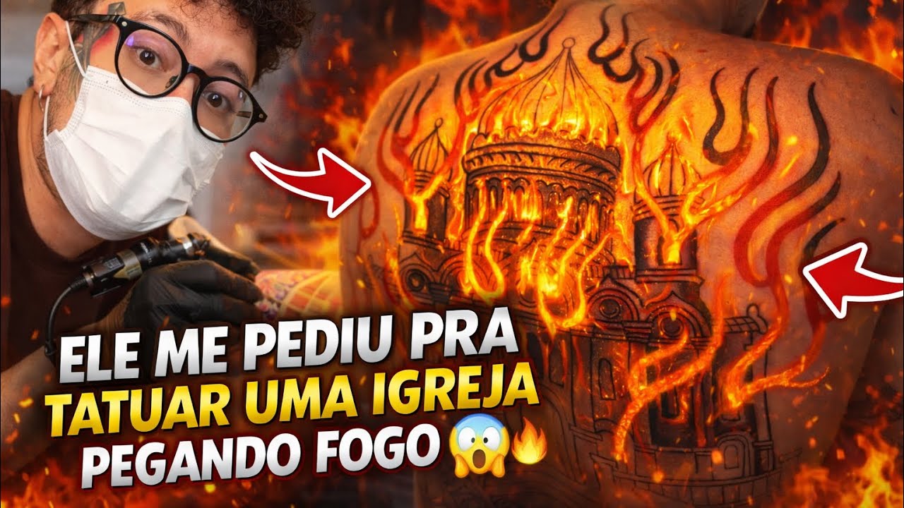 Você teria coragem de TATUAR SUAS COSTAS com algo ASSIM? (2° sessão de tattoo)