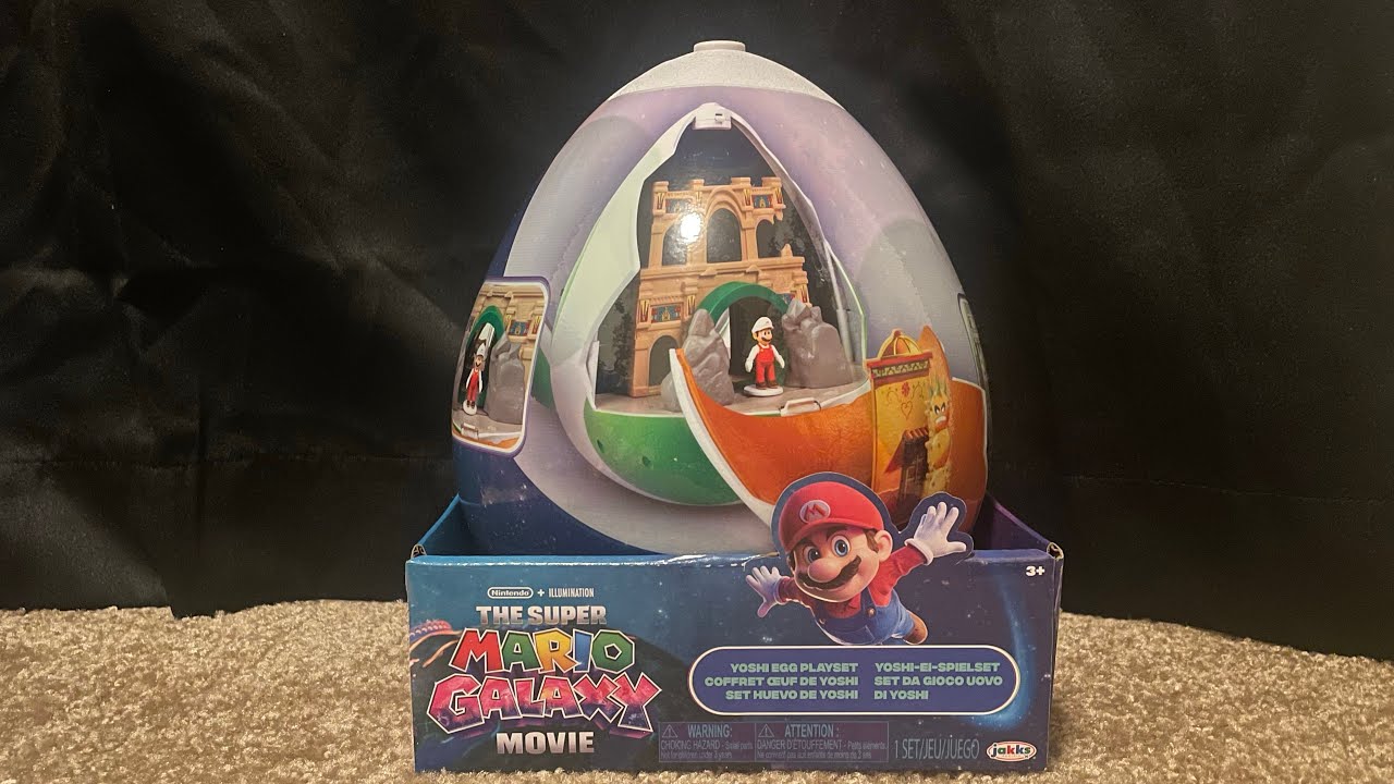 Распаковка игрового набора «Яйцо Йоши из фильма Super Mario Galaxy»!
