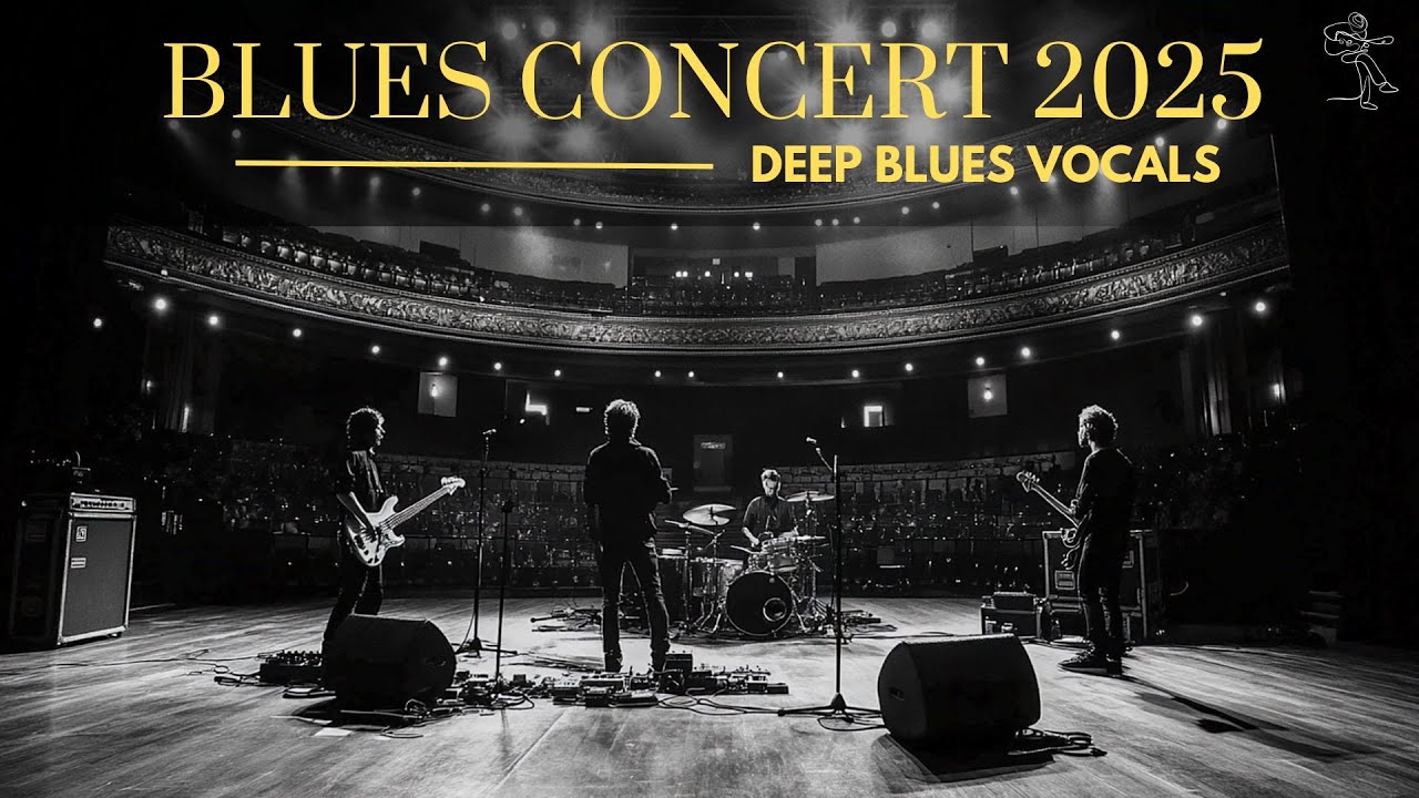 Soulful Slow Blues Guitar 2025 | Deep Blues Vocals for Relaxation, Reflection, and Focused Night