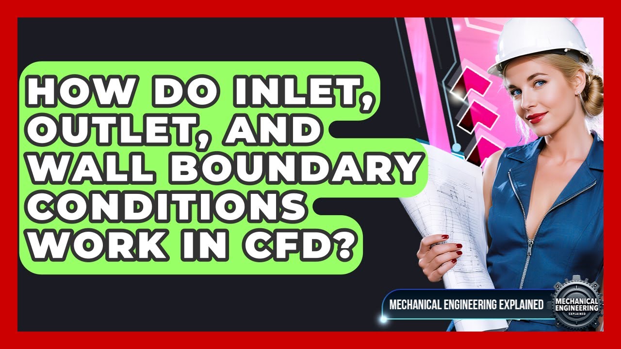 How Do Inlet, Outlet, And Wall Boundary Conditions Work In CFD? - Mechanical Engineering Explained