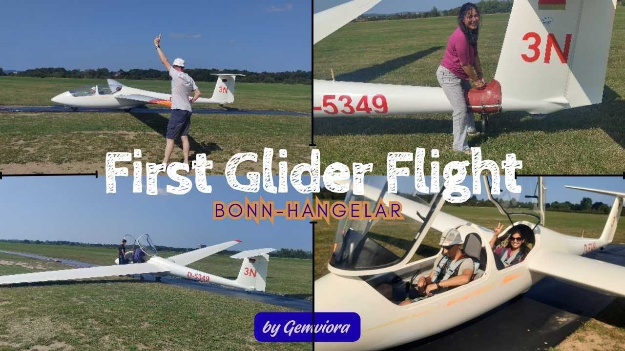 My First Glider Flight in Bonn-Hangelar | ASK 21 D-5349