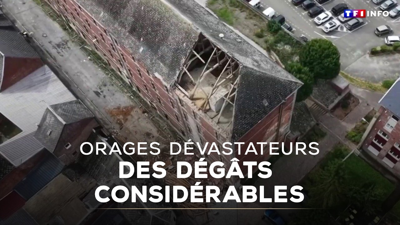 Orages d&eacute;vastateurs : des d&eacute;g&acirc;ts consid&eacute;rables｜TF1 INFO