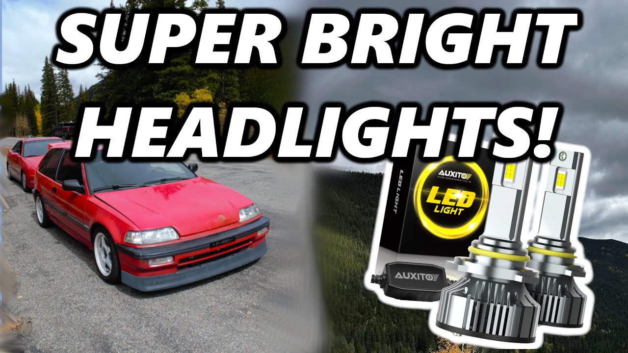 AUXITO LED Headlights - EF Hatchback - 89 Civic Si