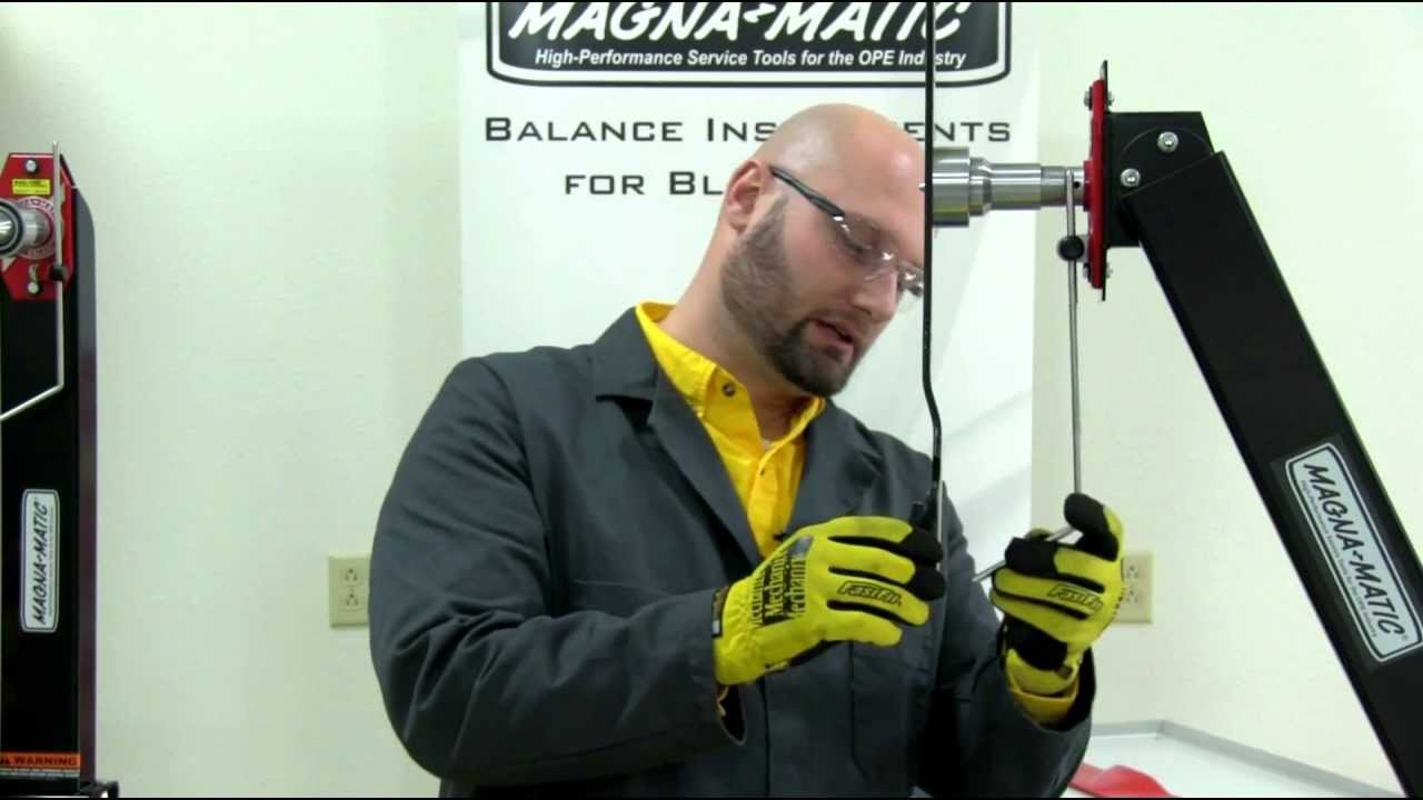 Basic Function of the MAG-1000 Lawn Mower Blade Balancer