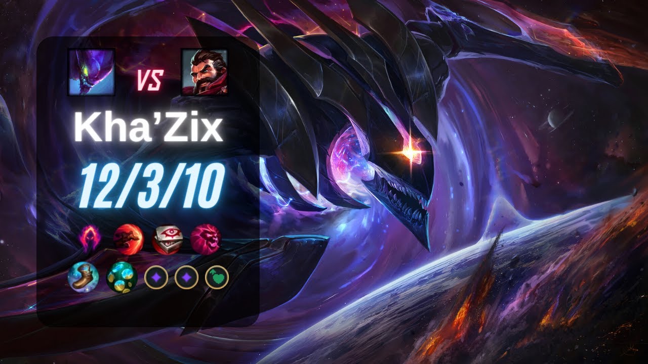 KHA'ZIX JUNGLE vs GRAVES - EUW LoL Challenger Patch 14.5