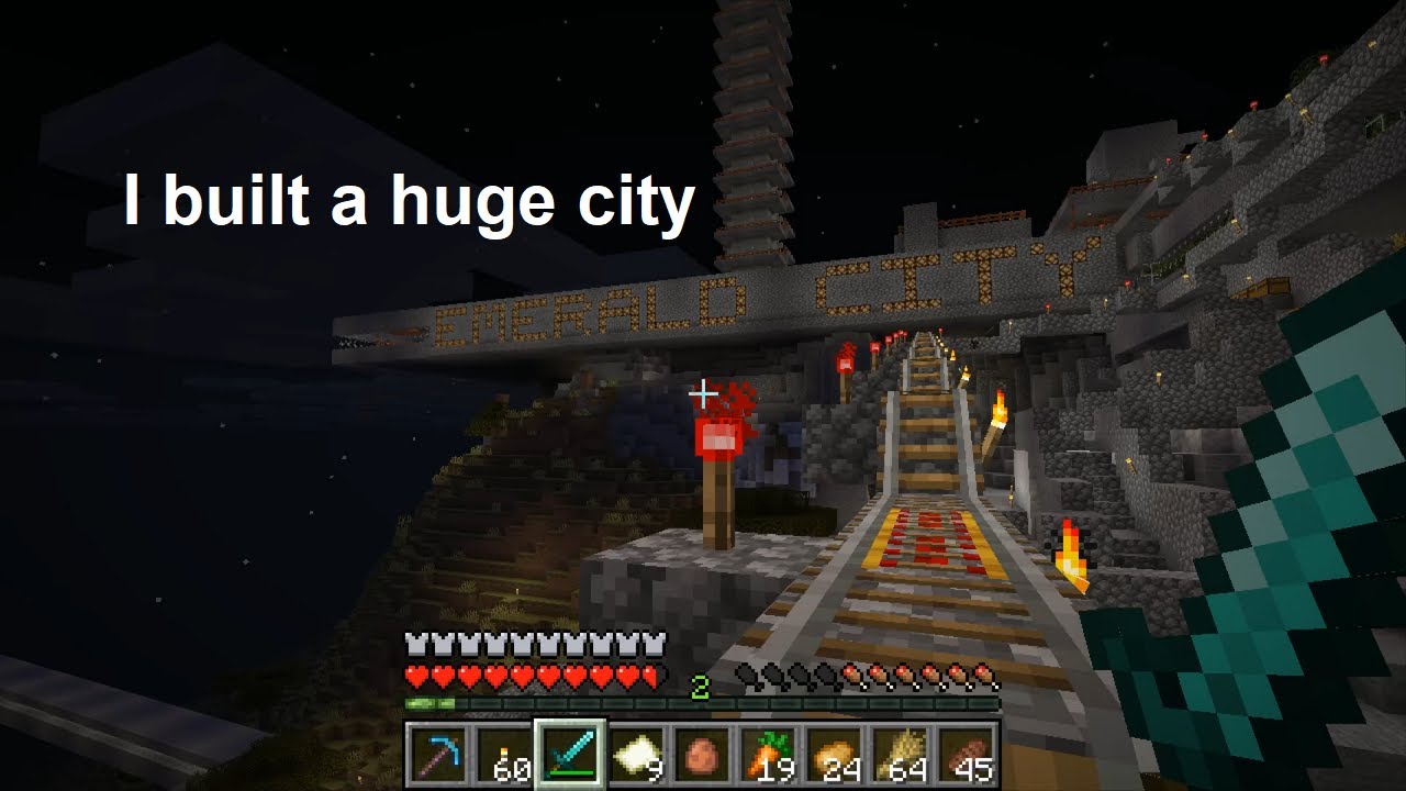 My Minecraft Adventure: Forget Villages, I Built a Whole City