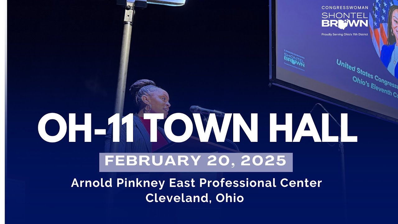 WATCH LIVE: Rep. Brown Hosts OH-11 Town Hall