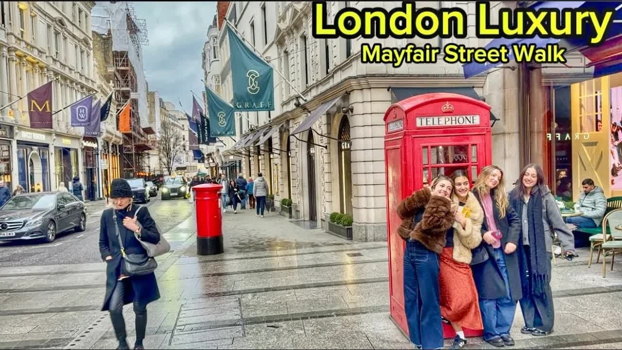 London City Tour 2026 4K HDR Virtual Walking Tour around the City London Luxury Street Walk 2026