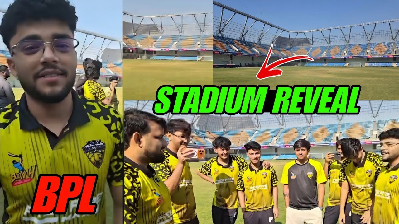 BPL STADIUM REVEAL 🏟 | FULL MASTI + PRACTICE MATCH 