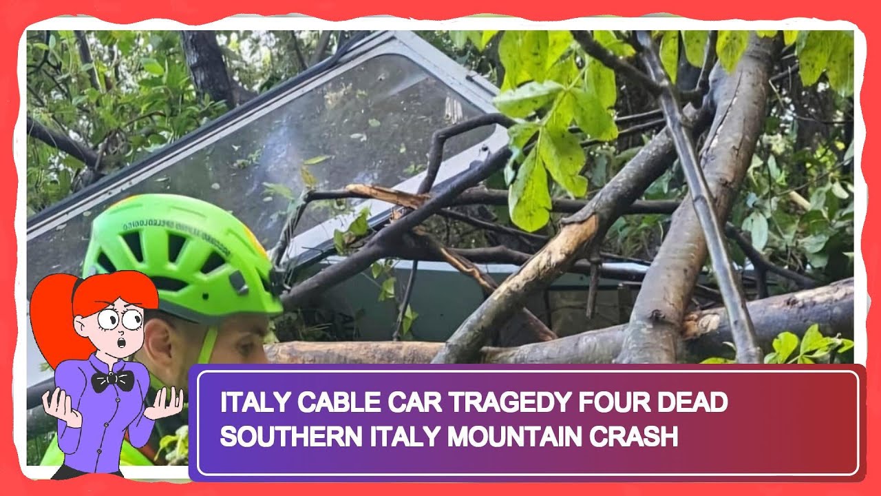 Italy Cable Car Tragedy Four Dead Southern Italy Mountain Crash