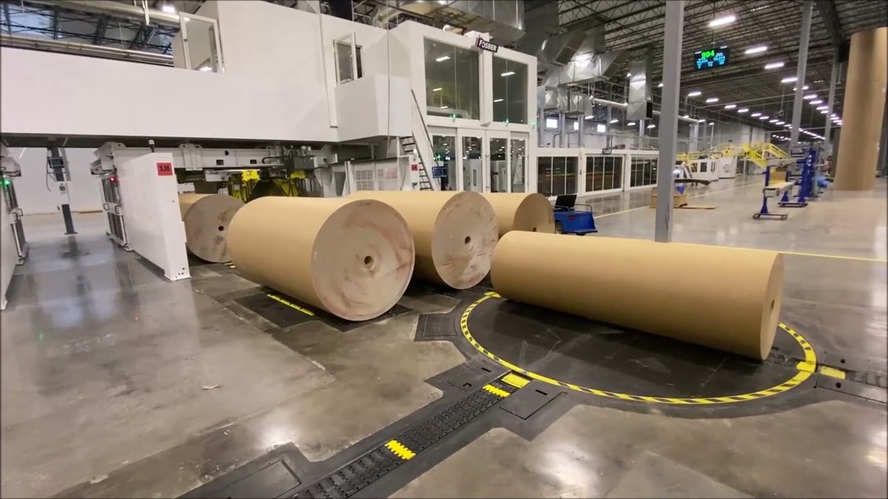 Multiple Harmax Roll Conveying Systems in production mode
