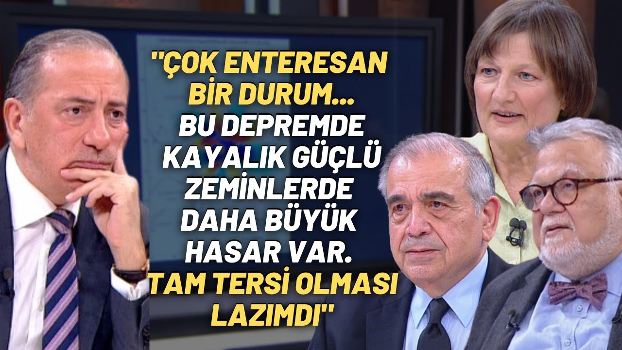 "Çok Enteresan Bir Durum... Bu Depremde Kayalık Güçlü Zeminlerde Daha Büyük Hasar Var...''