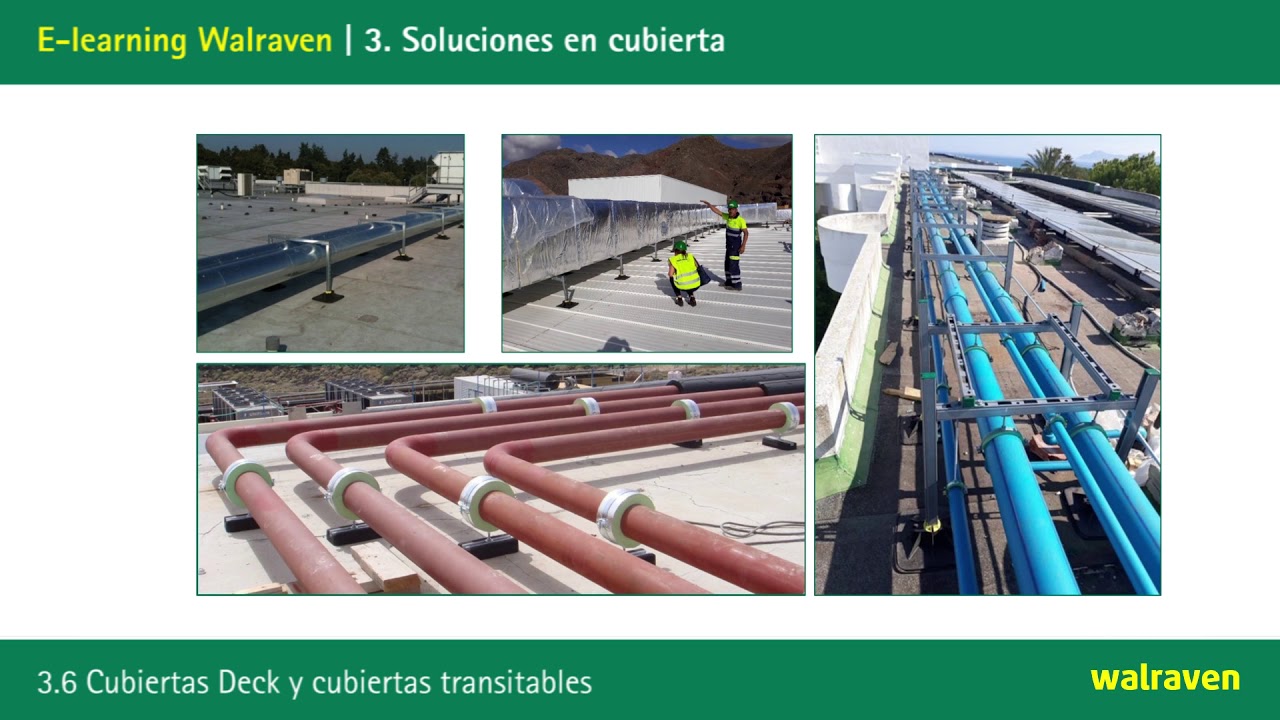 3.6 Soluciones en cubierta | Cubiertas deck y transitables