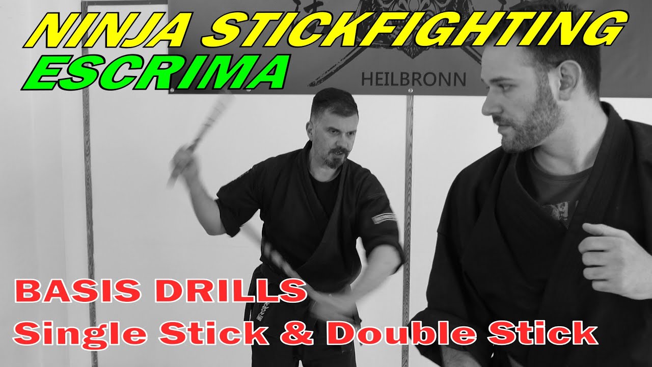 Escrima-Drills für Zuhause - Einfach und effizient training mit dem Single Stick & Double Stick