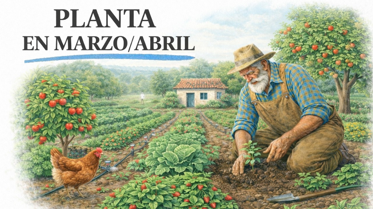 12 Cultivos Que DEBES Plantar en Marzo/Abril Para Ser Autosuficiente