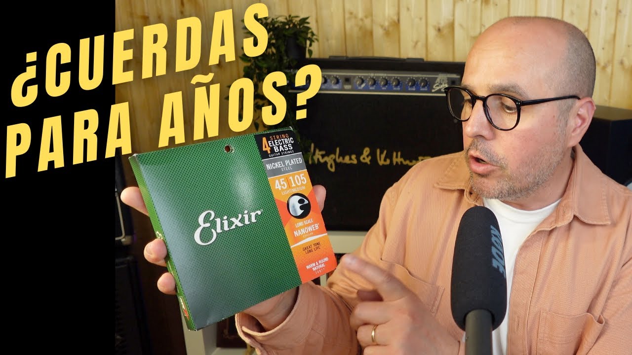 ELIXIR (45/105) - Acero Niquelado - NANOWEB - Cuerdas de Bajo
