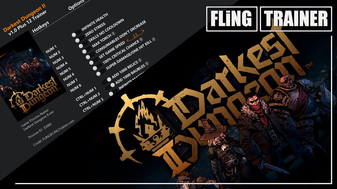 Darkest Dungeon II Trainer-FLiNG | FLiNGTRAiNER
