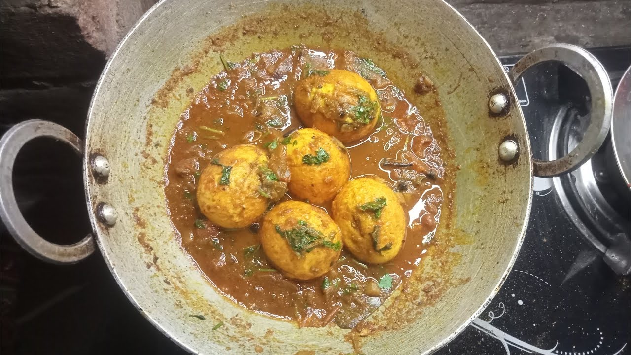 अंडा करी का सब्जी 💯😀#trending #cooking 