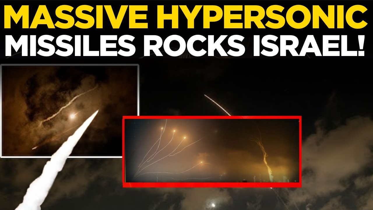 IRAN ATTACKS ISRAEL LIVE | Tel Aviv Under Fire as Sirens Blare Across the Country | Iran-israel War