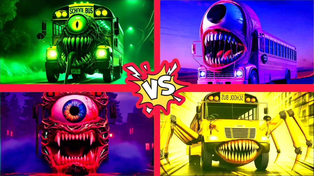 🚌SCHOOL BUS EATER🎶CoffinDance Song #138