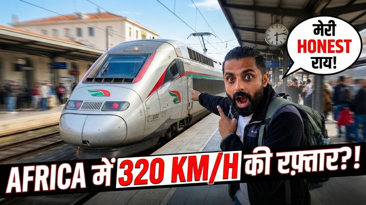 African Bullet Trains | High Speed Trains of Morocco | Rabat to Casablanca