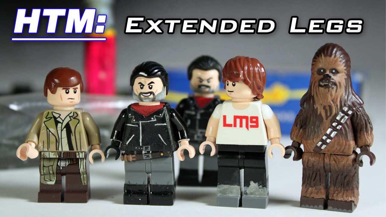 LEGO Customizing Tutorial: How to make Extended Legs
