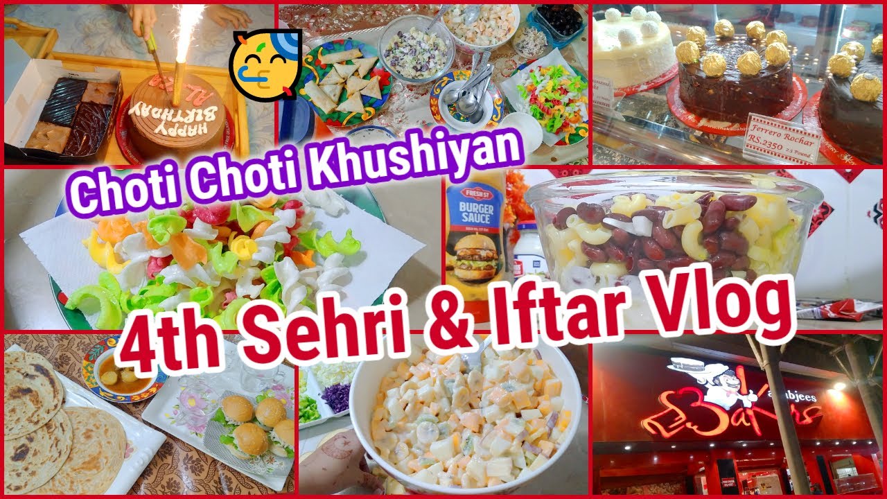 Fourth Sehri & Iftar Vlog 2022 🌙 Hawa main urr ke chale jate hain 😃😄🤩 | 4th Sehri Iftar Ramadan 2022