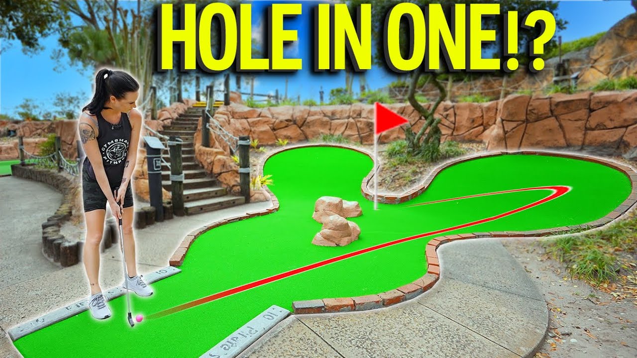 The Best Pirate's Cove Mini Golf Course! - Epic Hole In Ones!