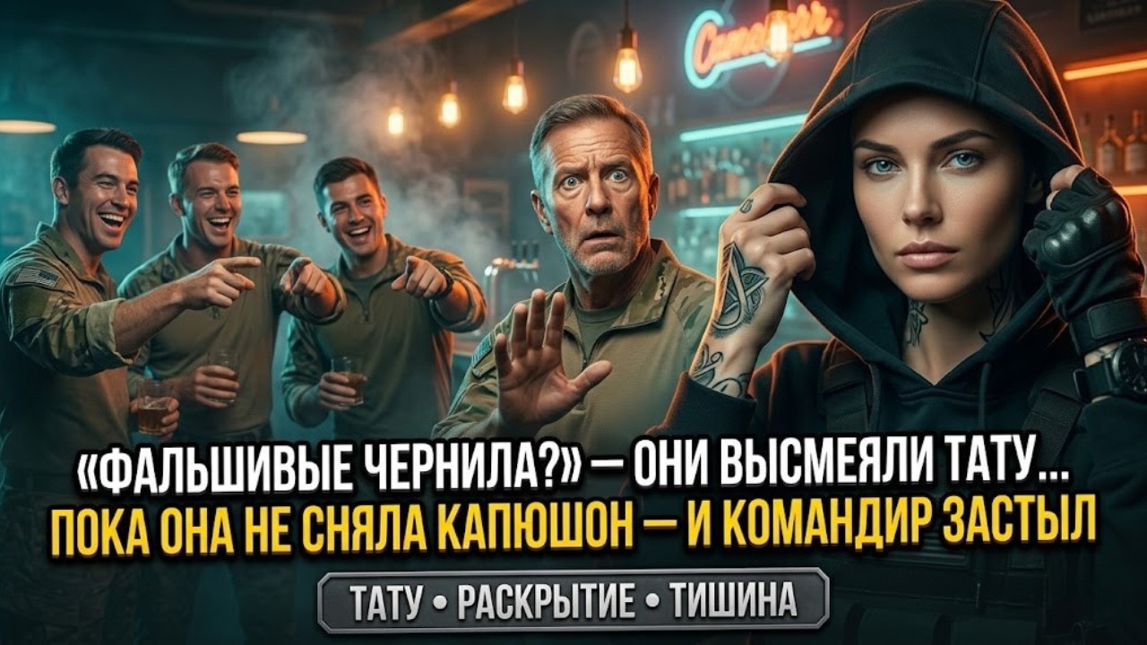SEAL назвал её тату “фейком”… Пока капюшон не упал — и он замер на месте.