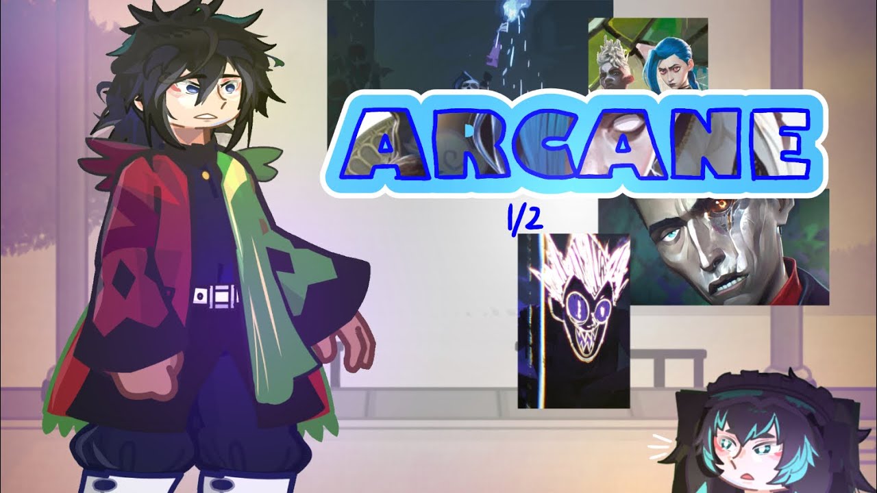 HASHIRAS React To ARCANE // (1/2) // 1080p // READ DESC