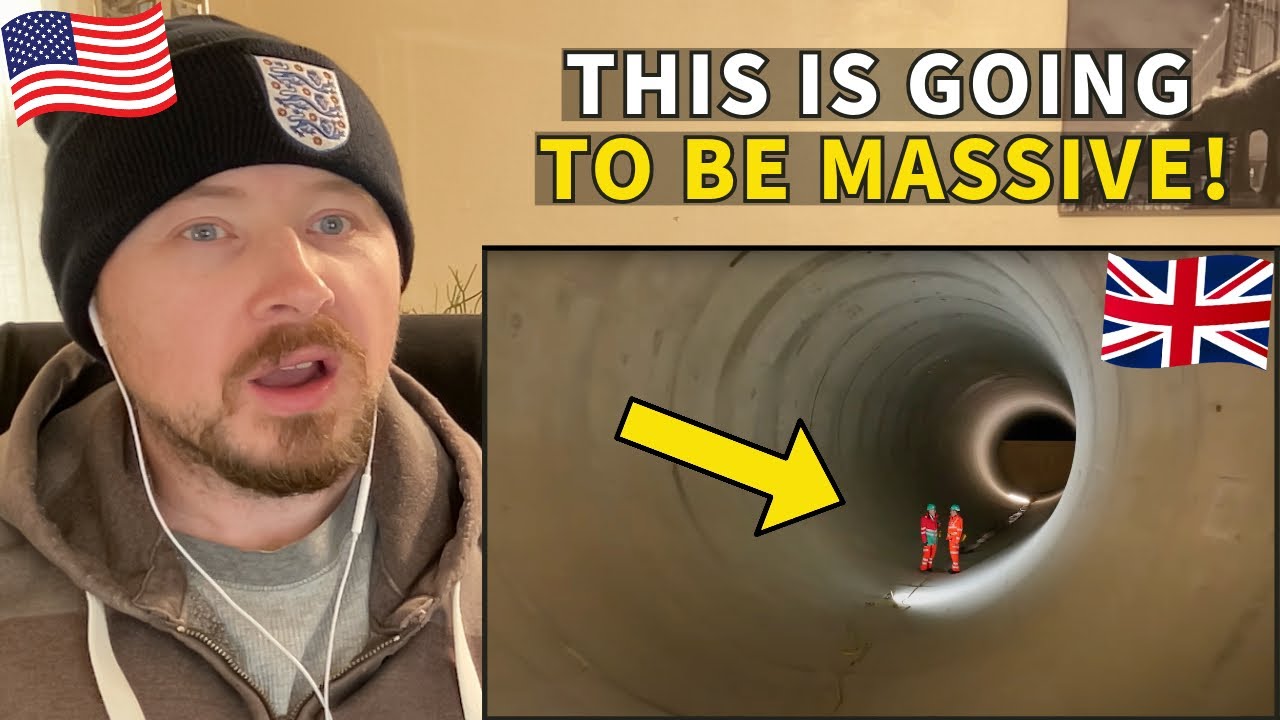 American Reacts to London's New Super Sewer - Thames Tideway Tunnel