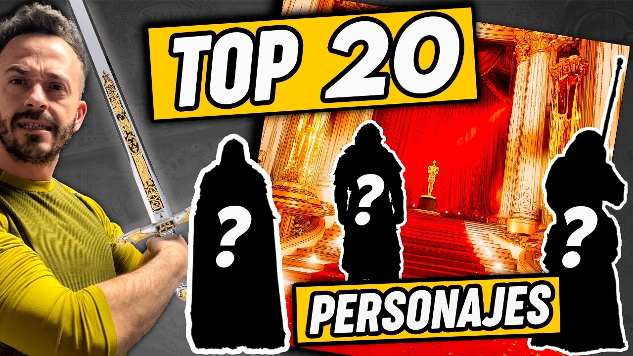 🏆TOP 20 MEJORES Personajes de Fantasía | ¡Nunca adivinarás mi TOP 1! 🐉