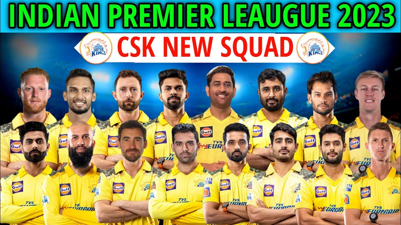 Полный список игроков Chennai Super Kings на IPL 2023 | Состав CSK на IPL 2023 | Финальный состав...