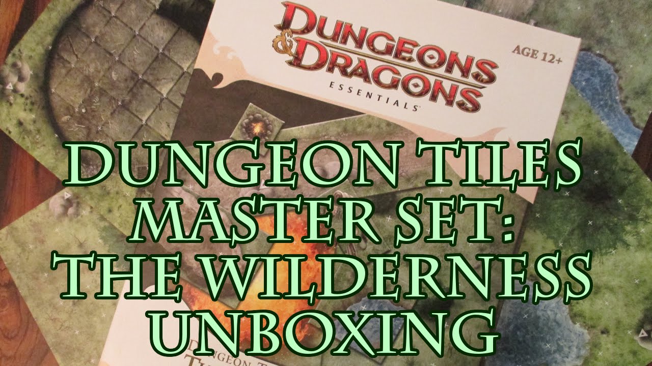 Dungeon Tiles Master Set: The Wilderness Unboxing