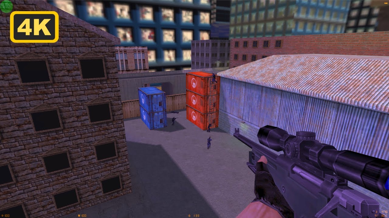 🚛 CS 1.6 Nostalgia &ndash; Assault Expert Bot Challenge [No Commentary | 4K 60FPS]