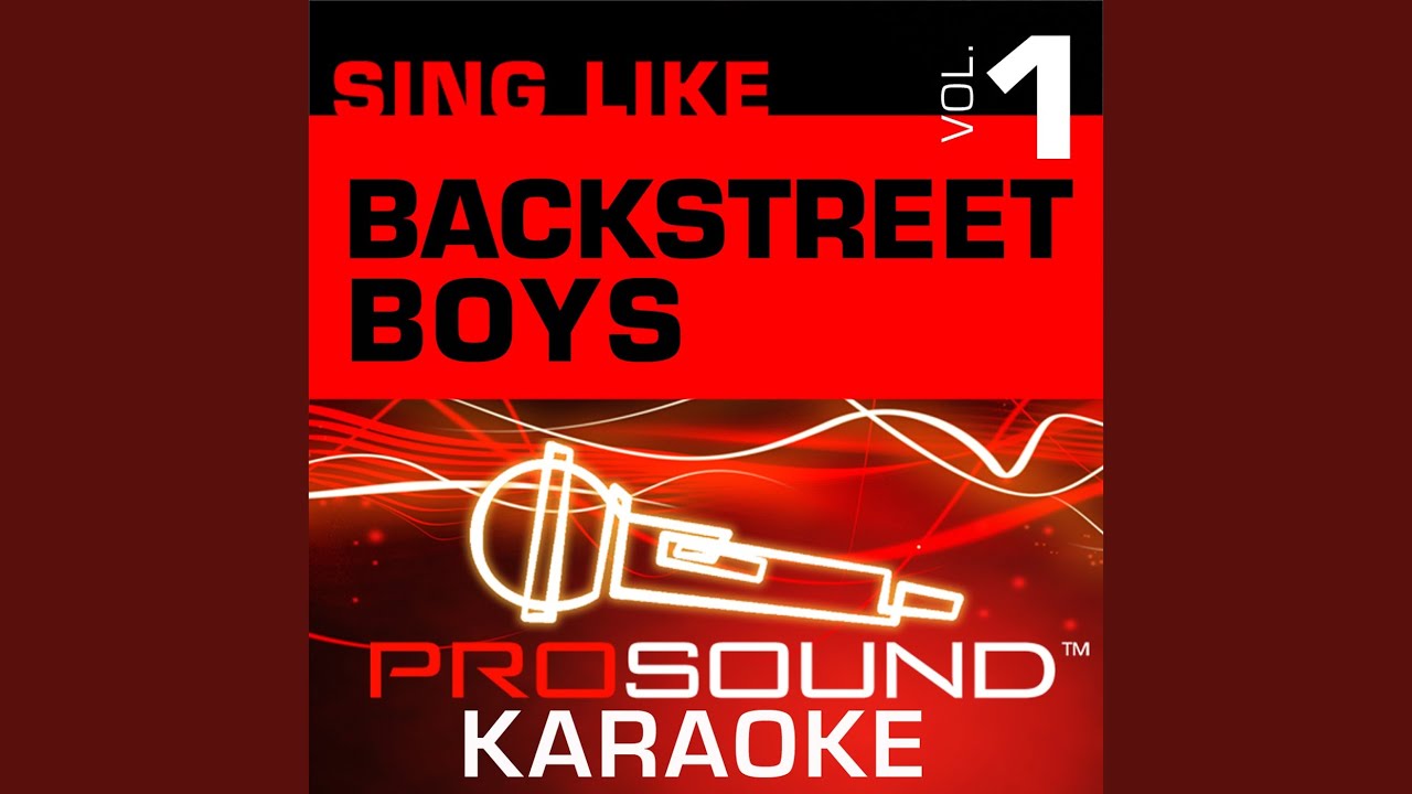 Show Me The Meaning Of Being Lonely (Karaoke with Background Vocals) (In the Style of...
