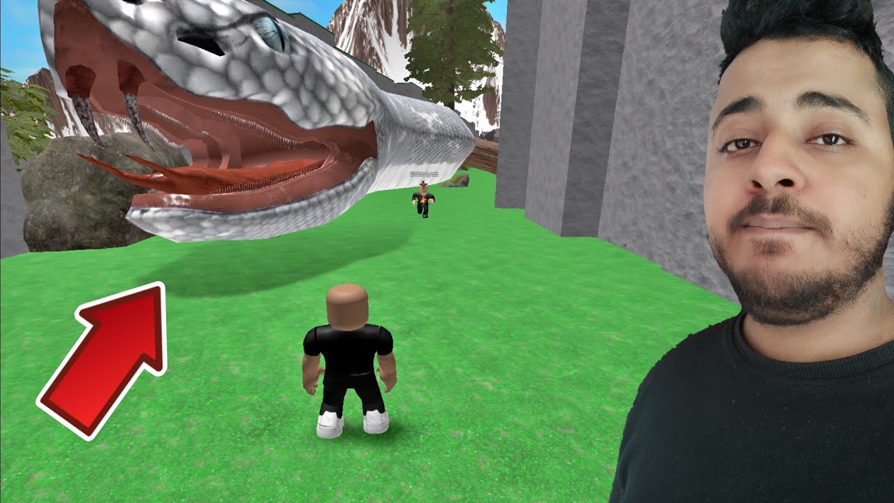 الهروب من الثعبان العملاق في روبلوكس !! 🔥😨 | Roblox