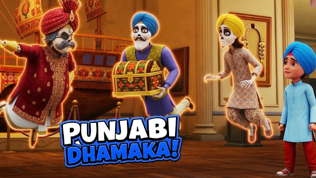 खज़ाना अंकल चुराएंगे khazana! 💰😲🕵️‍♂️ | Bhoot Bandhus Punjabi Special