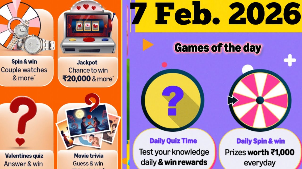 Amazon Daily Quiz Answer Amazon Valentines Day Specials Quiz Answer Amazon iphone Air Quiz Answer 