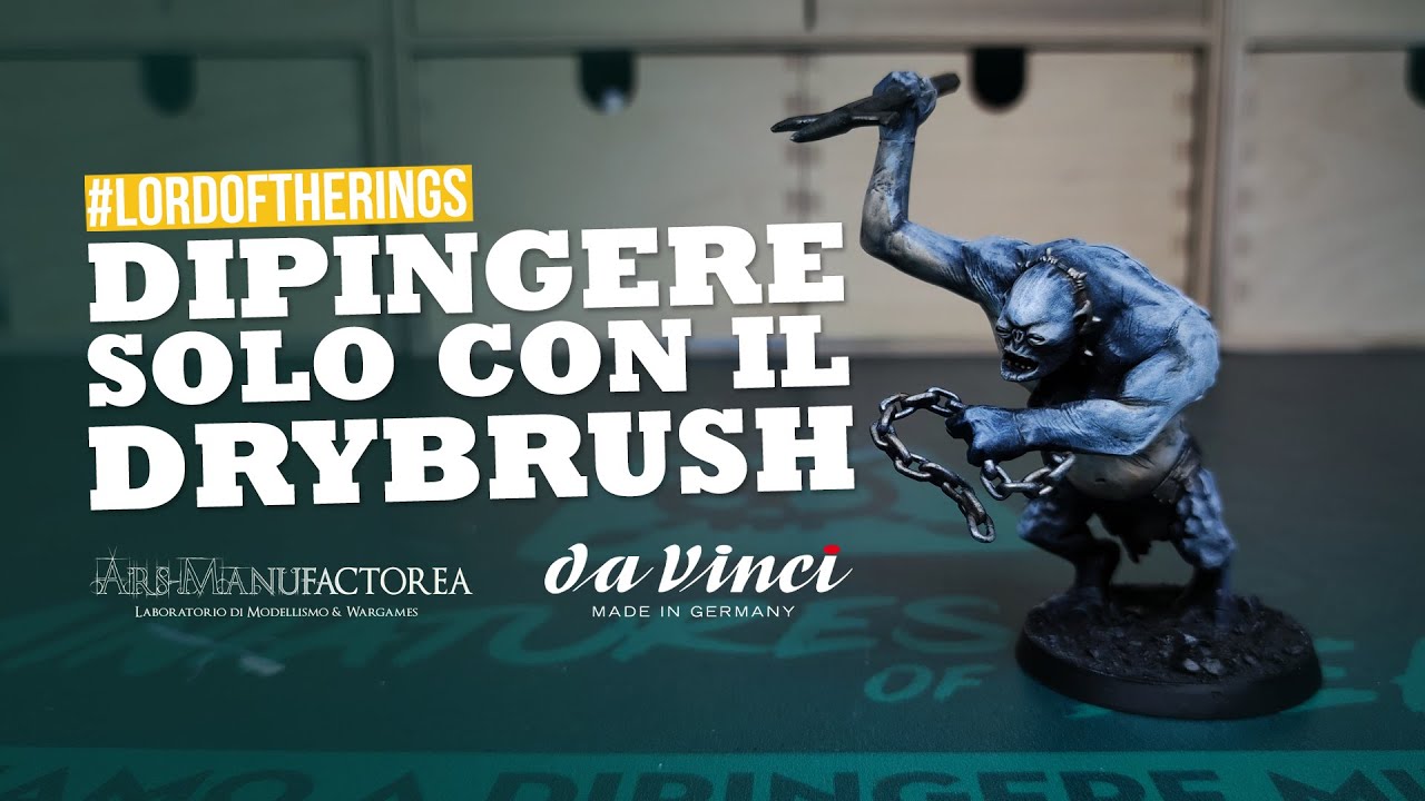 Dipingere solo con il Dry Brush [TECNICA VELOCE]
