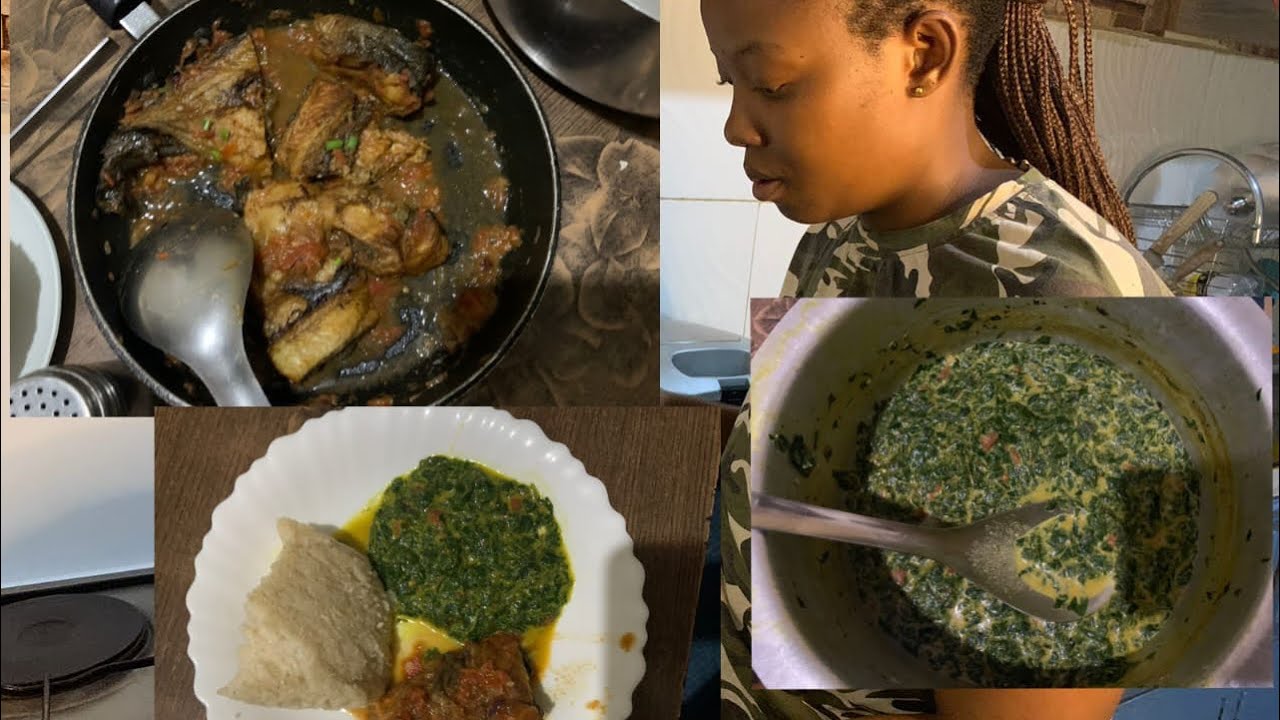 Preparing fish for dinner with some African vegetables, apoth 😜😋😋// #africanfood #cookingvlog