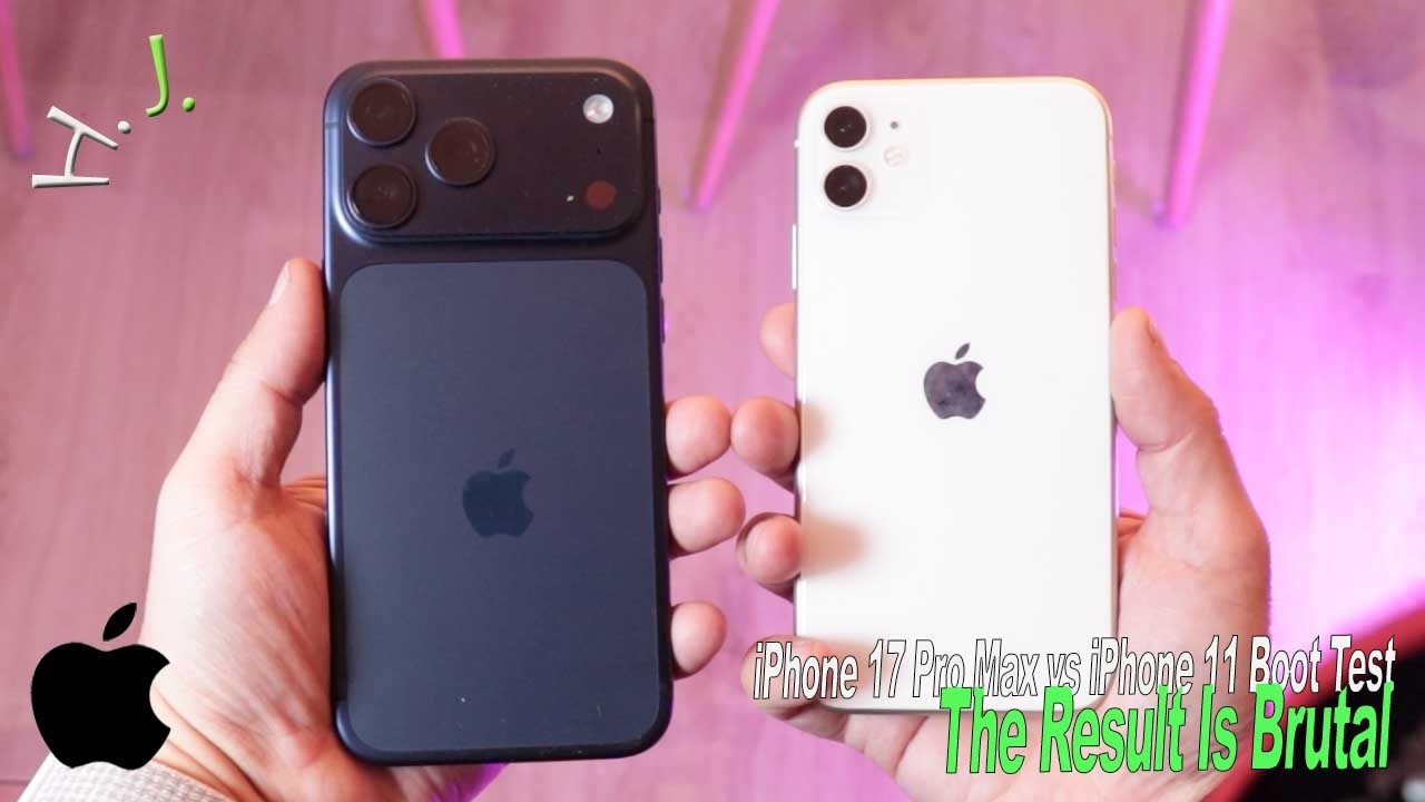 iPhone 17 Pro Max vs iPhone 11 Boot Test… The Result Is Brutal 💀