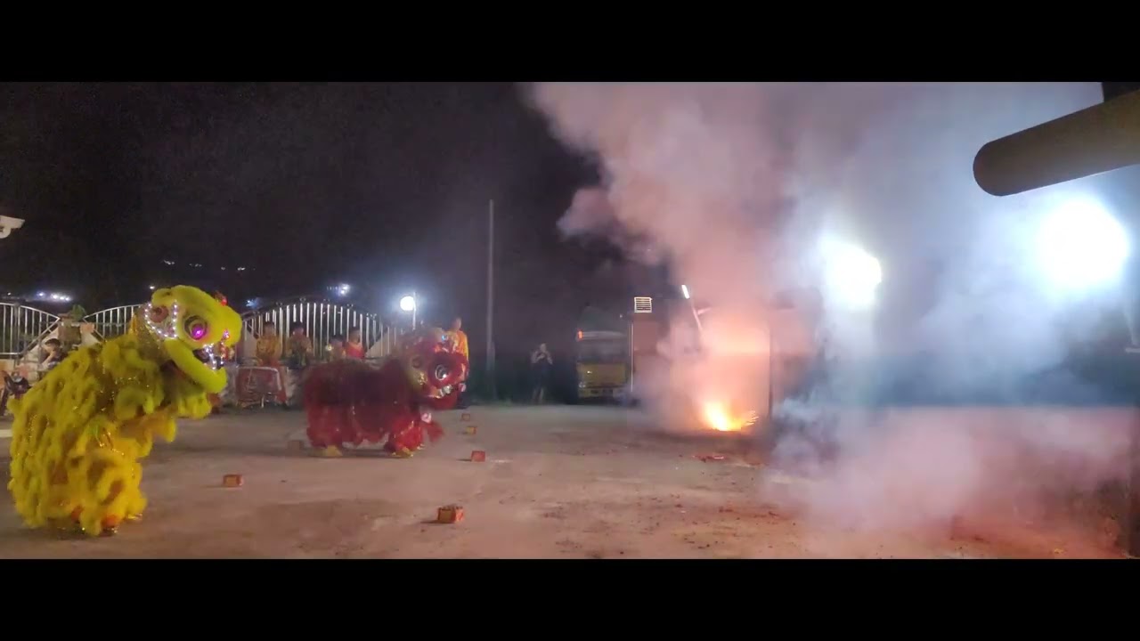 SHEN XIANG LION DANCE (fireworks)