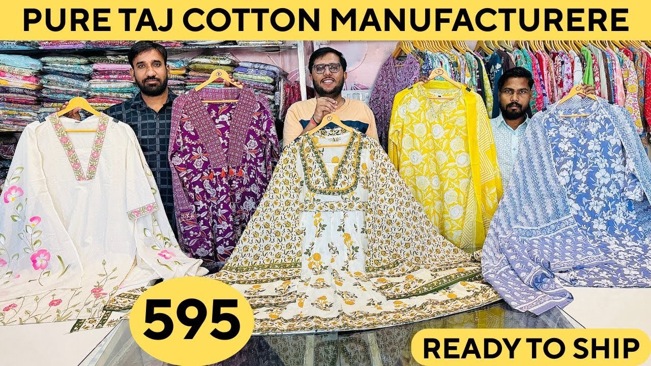 Pure Taj Cotton Kurti Manufacturere in Jaipur