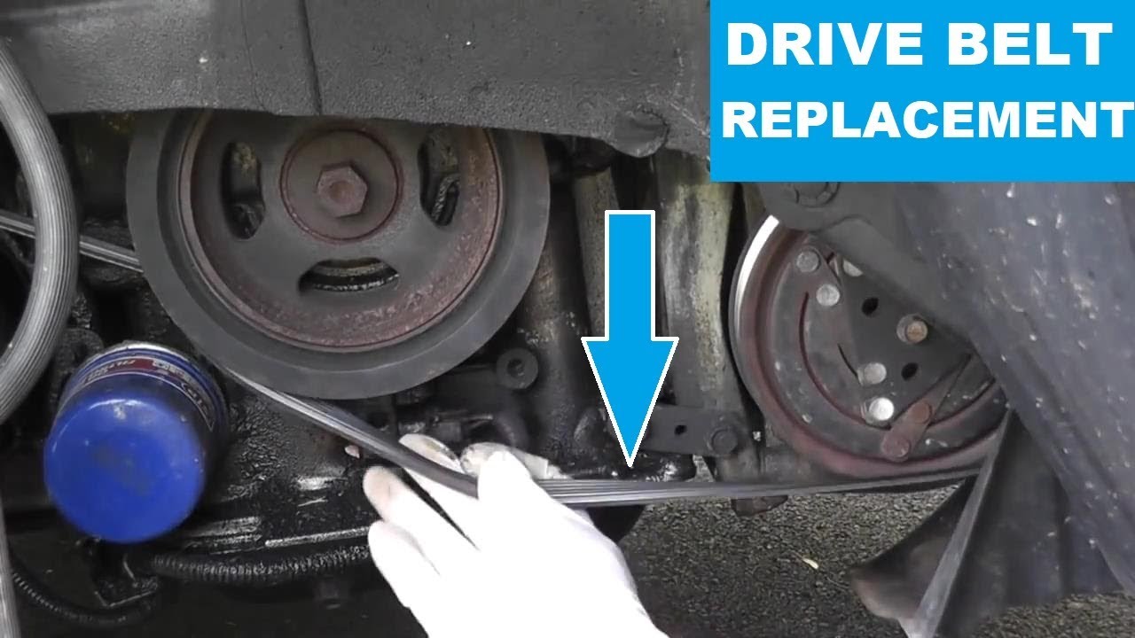 Nissan Maxima And Infiniti Drive Belt Replacement with Basic Hand Tools HD