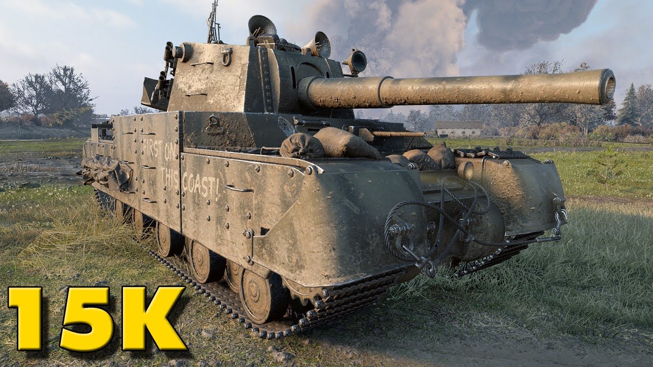 Type 5 Heavy - 15340 Урон заблокированный броней - World of Tanks