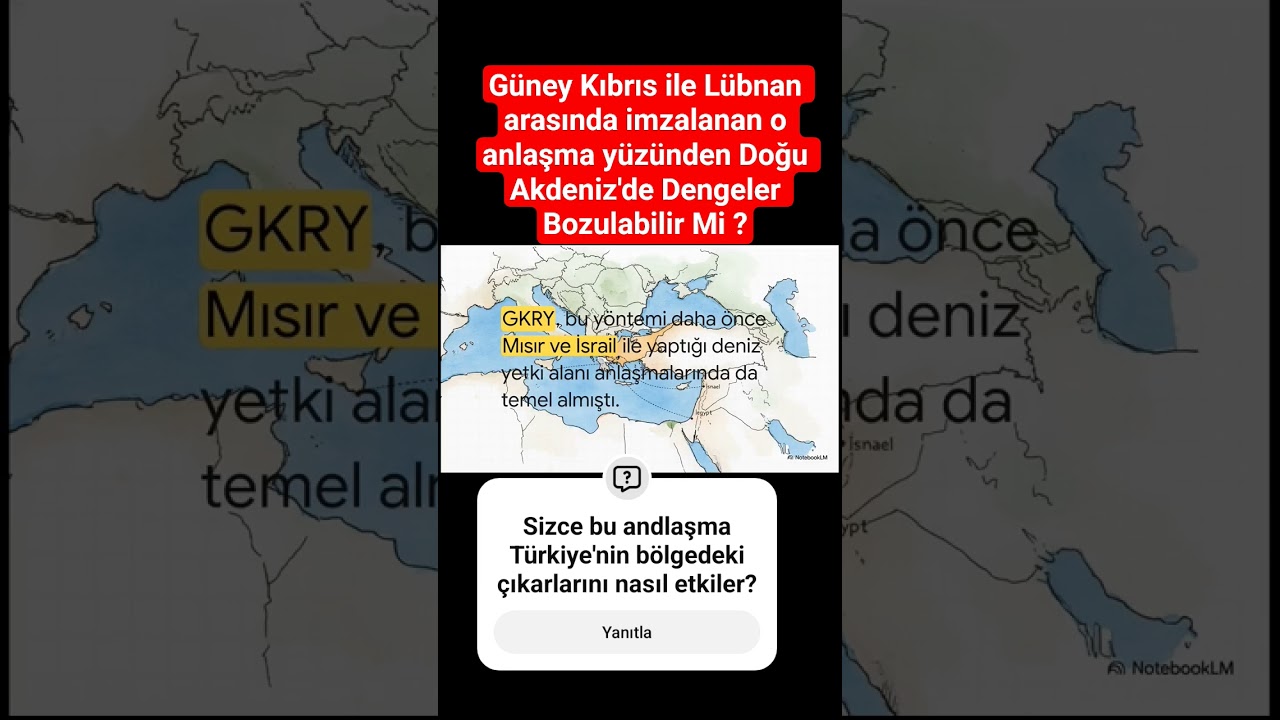 Doğu Akdenizde dengeleri bozacak andlasma: Güney Kıbrıs ile Lübnan MEB Andlaşması 