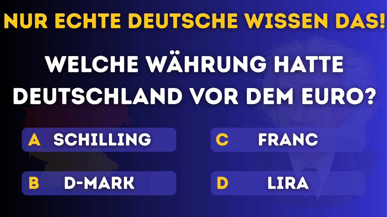 30 Allgemeinwissensfragen die JEDEN Deutschen interessieren