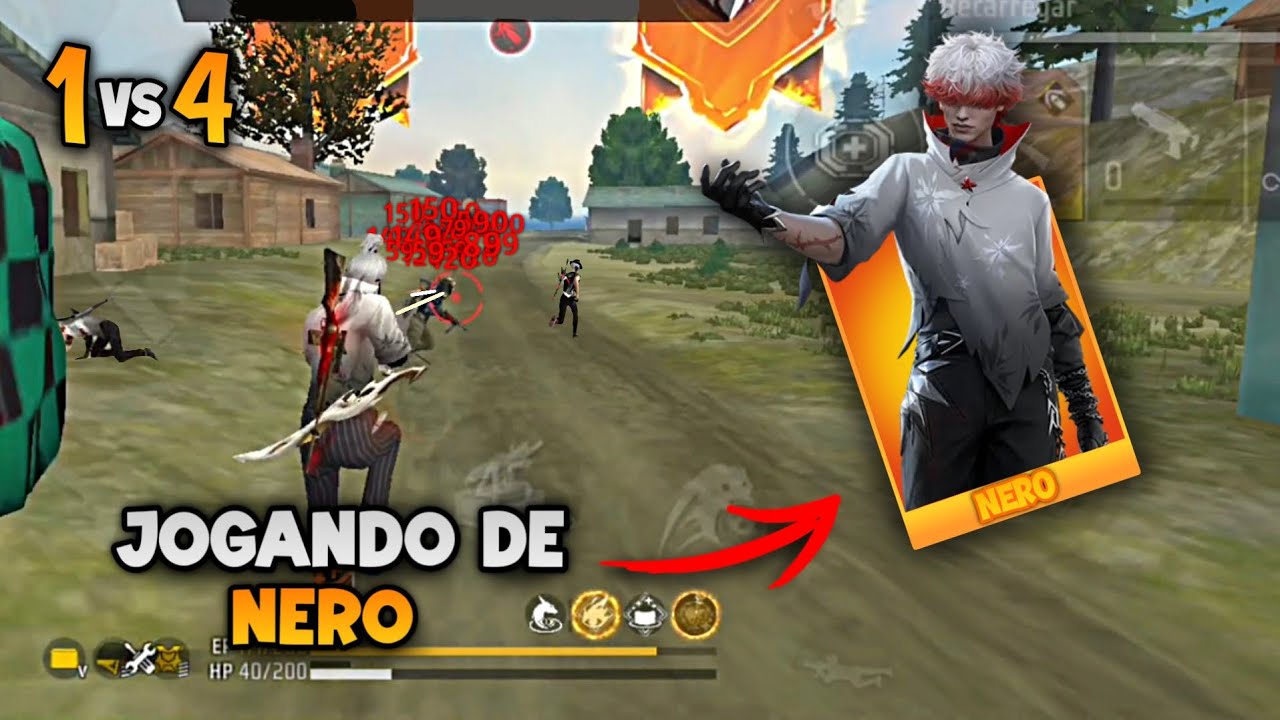 JOGUEI COM O NOVO PERSONAGEM 