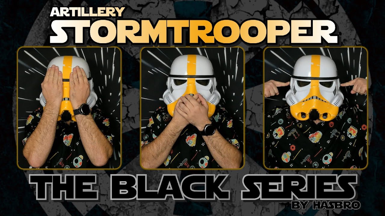Artillery Stormtrooper Helmet | Black Series | Unboxing and Review